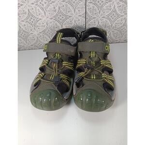 Kid's VITIKE GREEN Adjustable Athletic Water Shoe Sandals Size 5 Boys